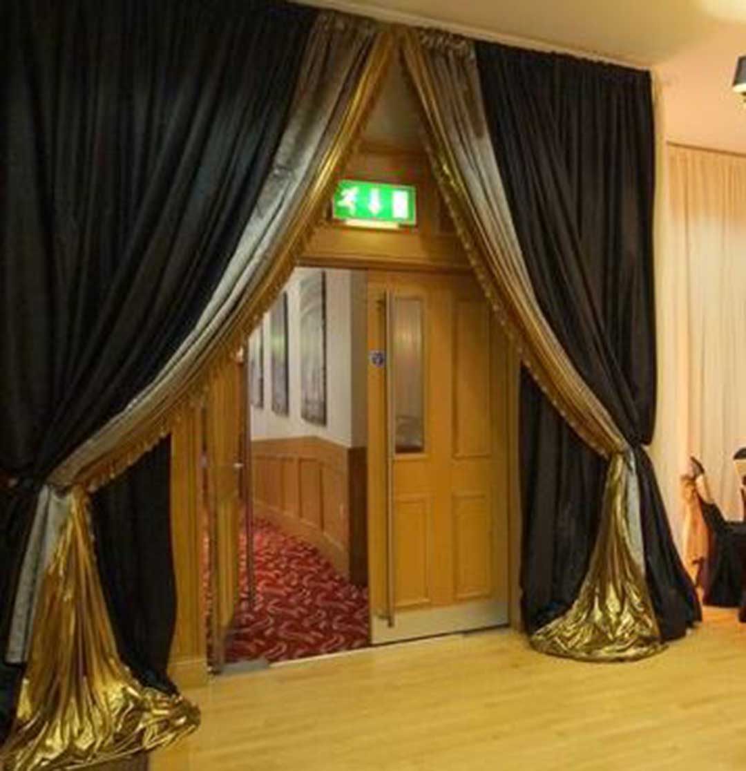 Qube Events Room Draping