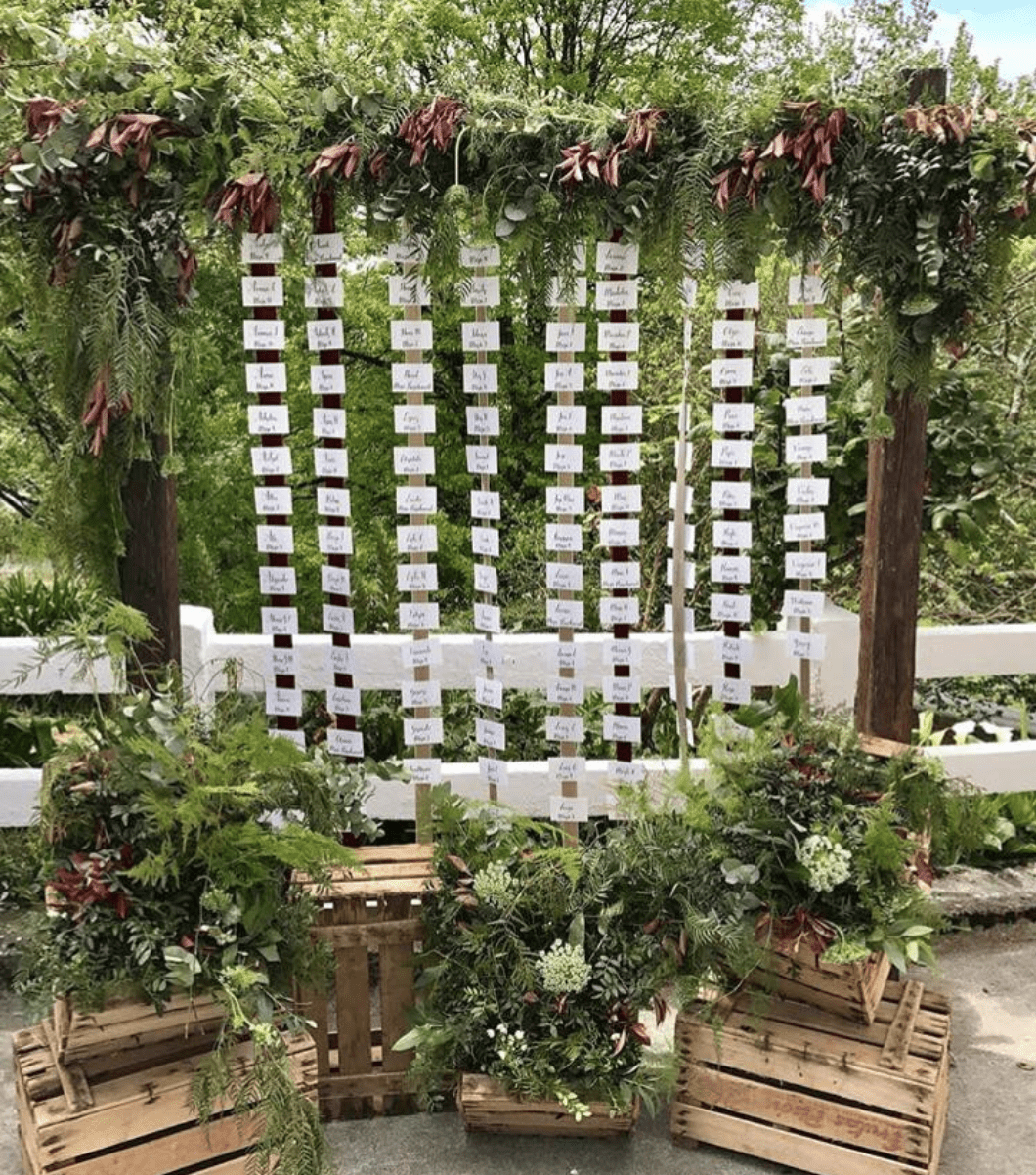 Suspended Foliage Table Plan