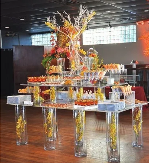 Beautiful, colourful & creative food display, key 2023 / 2024 wedding trends.