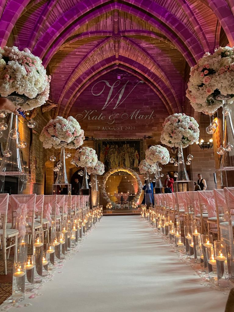 Floral Ball Aisle - Statement Wedding Aisle