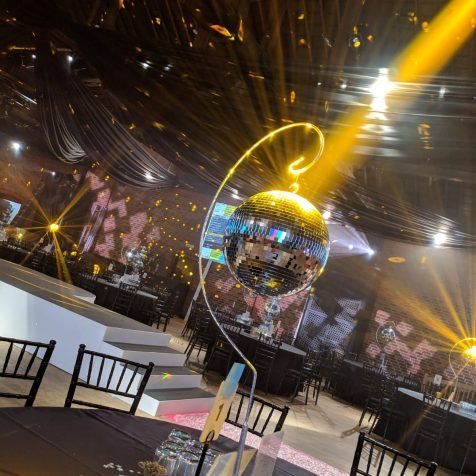 Qube Events Table Centrepieces