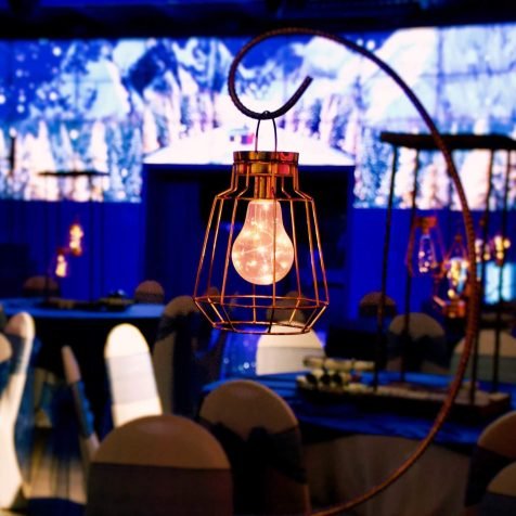 Qube Events Table Centrepieces